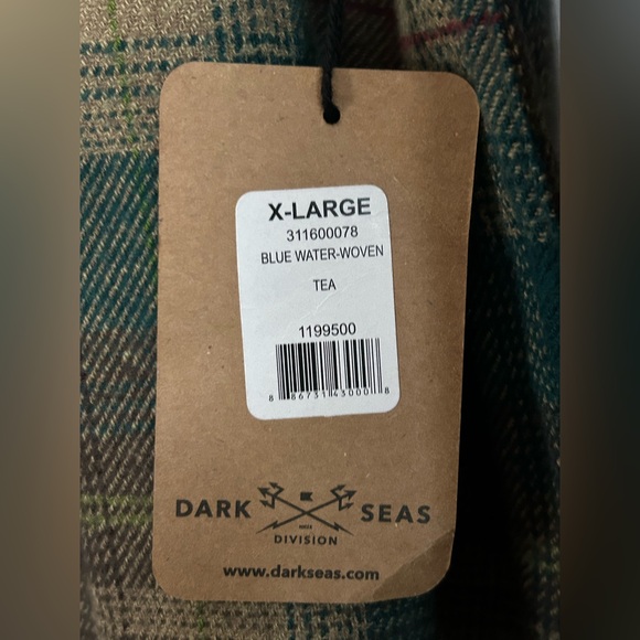 Dark Seas Flannel Button Up- NWT - Picture 5 of 10